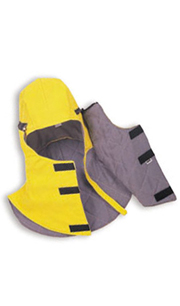 Hard Hat Liner - 2pc Neck Protector ARC/FR Yellow