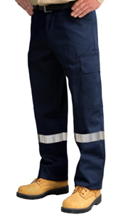 Cotton Work Pant with Cargo Pockets