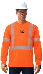 Hi-Viz Cotton Long Sleeve T-Shirt