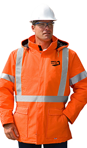 Hi-Viz Cotton Insulated Parka