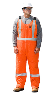 Hi-Viz Cotton Insulated Bib Overall