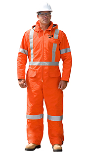 Hi-Viz Cotton Insulated Coverall