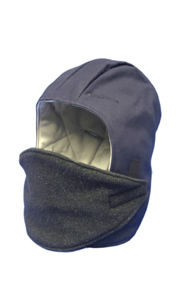 Winter Hard Hat Liner with Face Protector