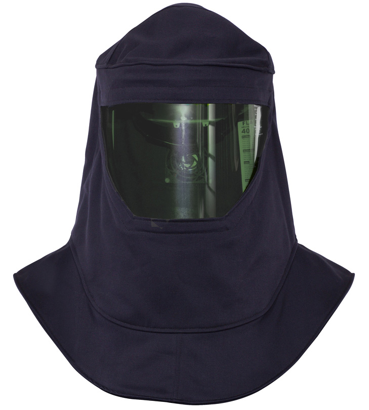 AF-040-GRY-HF | CAT 4 Arc Flash Hood with Cooling Fan | AGO Industries Inc.