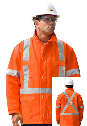 HV-525 | Traffic Safety Blanket Lined Utility Jacket | AGO Industries Inc.